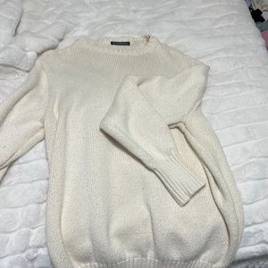 Vintage Brandy Melville Beige Oversized Brianna sweater